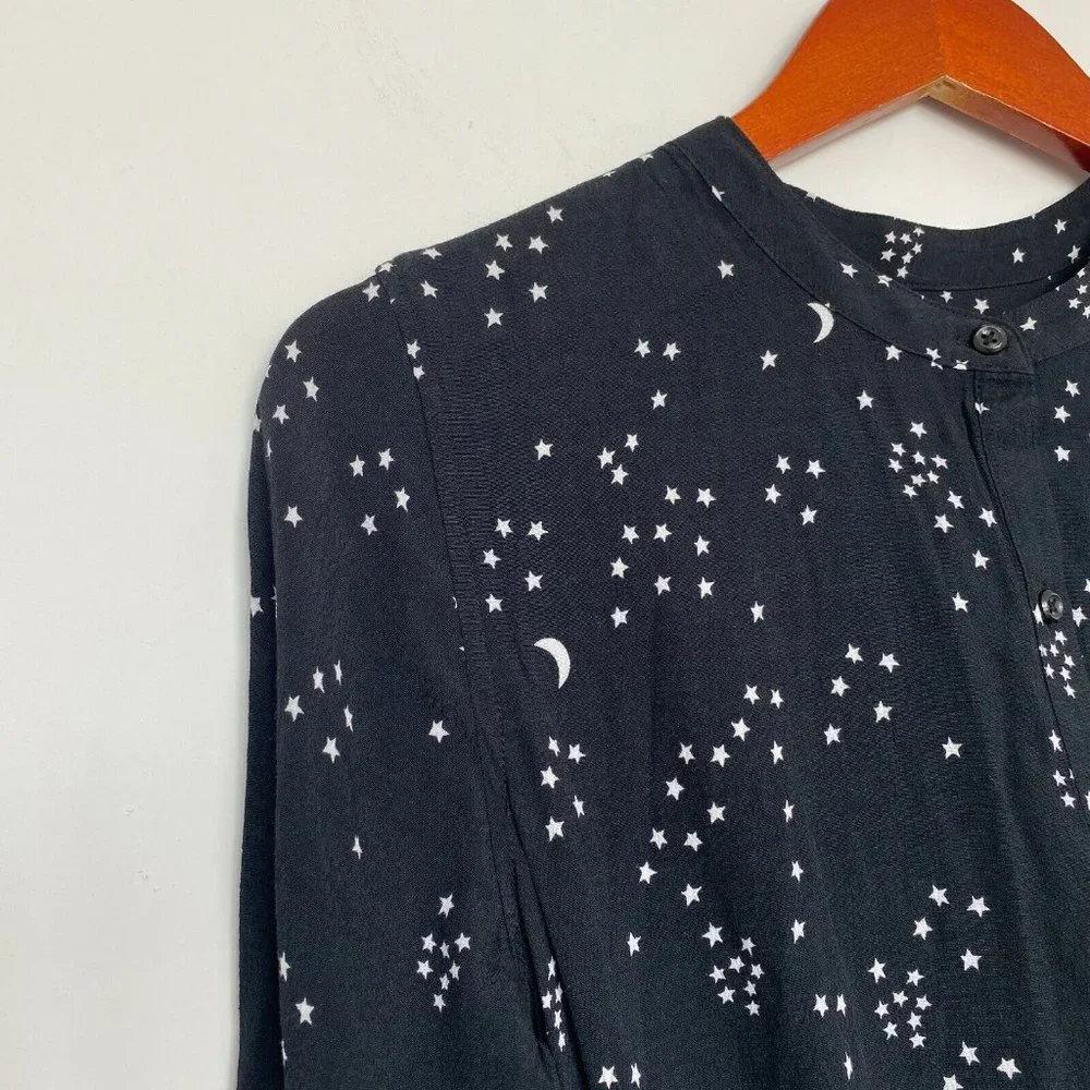 Rails Women's Juliette Galaxy Stars and Moon Dress in Black Size SMALL - Picture 2 of 6